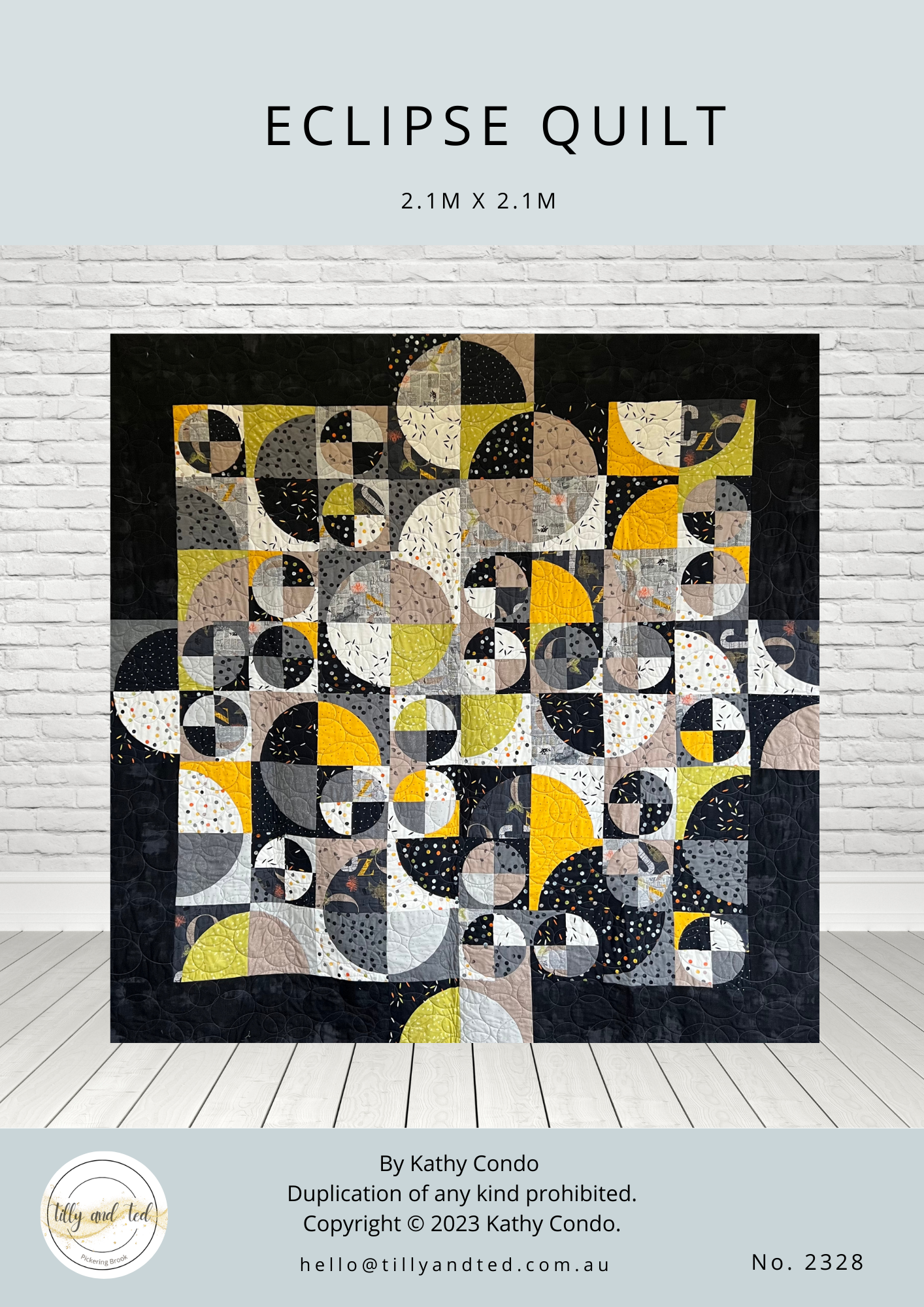 Eclipse Quilt Pattern | Modern Quilting Design | Tilly and Ted – Tilly ...