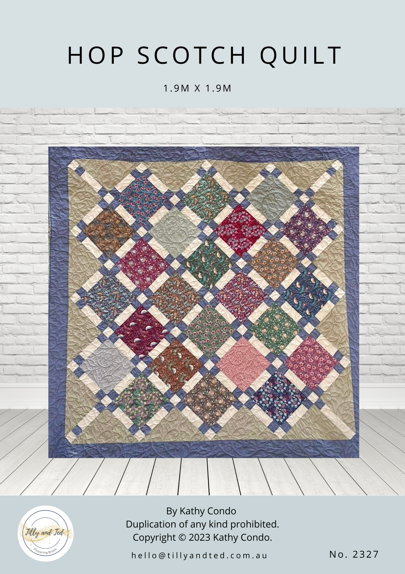 Hop Scotch Quilt Pattern