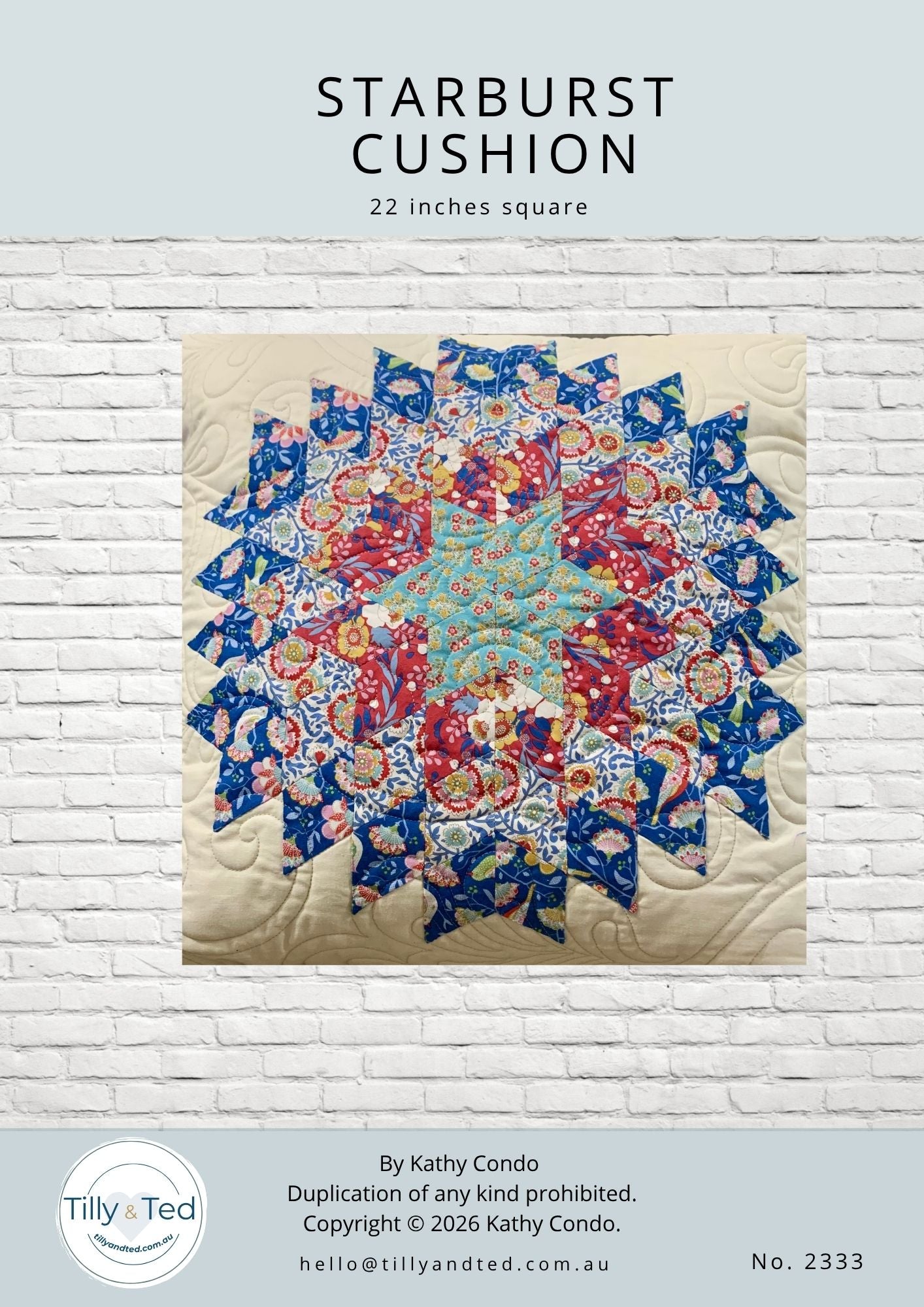 Starburst Cushion Pattern
